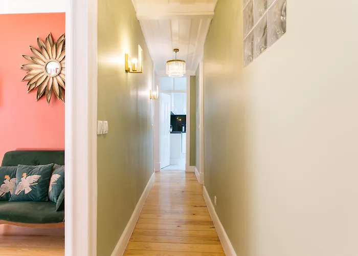 Apartmán Historical Center, Large 2 Bedroom Apartment, Bright & Stylish Lisboa